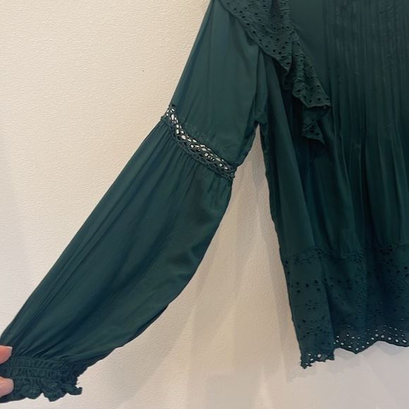 NWT Knox Rose Fall top green size M - Picture 2 of 10